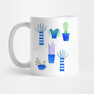 Cacti and Succulents Watercolor Mug